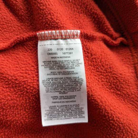 Mountain Hardwear Lightweight Quarter Zip Fleece Mens Size S Red - Picture 11 of 13